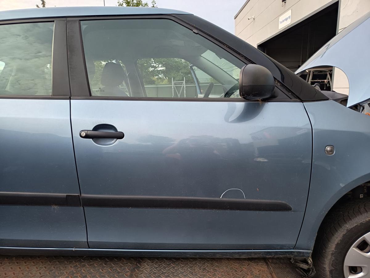 Skoda Fabia II 5J original T&uuml;r vorn rechts Beifahrer F5X Satingrau Bj 2008