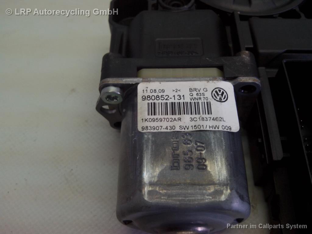 VW Passat 3C BJ2009 Motor Fensterheber vorn rechts 1K0959702AR 1K0959792N