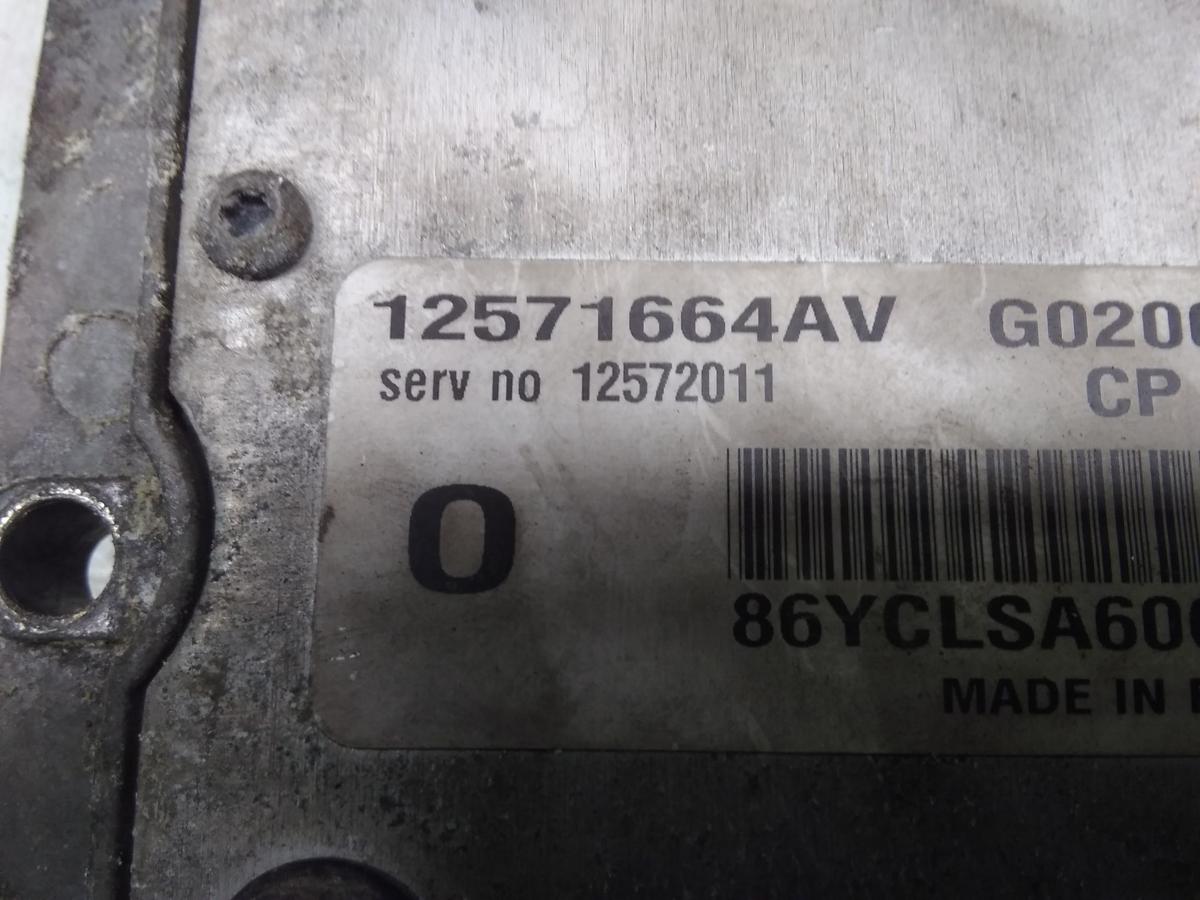 Opel Vectra C original Steuerger&auml;t Motor 12571664AV 2.2 108kw Z22SE BJ2002