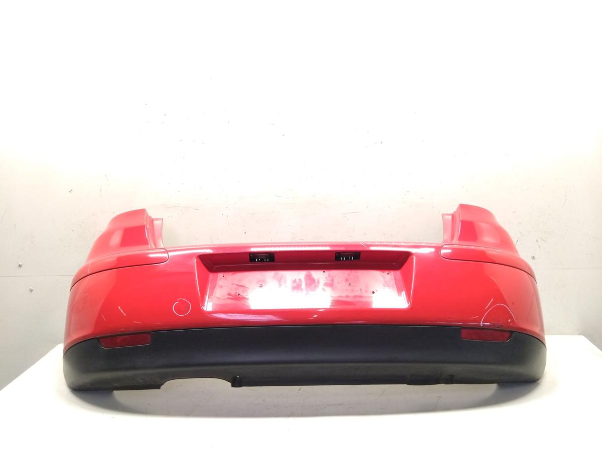 Seat Ibiza III 6L original Stossf&auml;nger Sto&szlig;stange hinten flashrot LP3G BJ2002