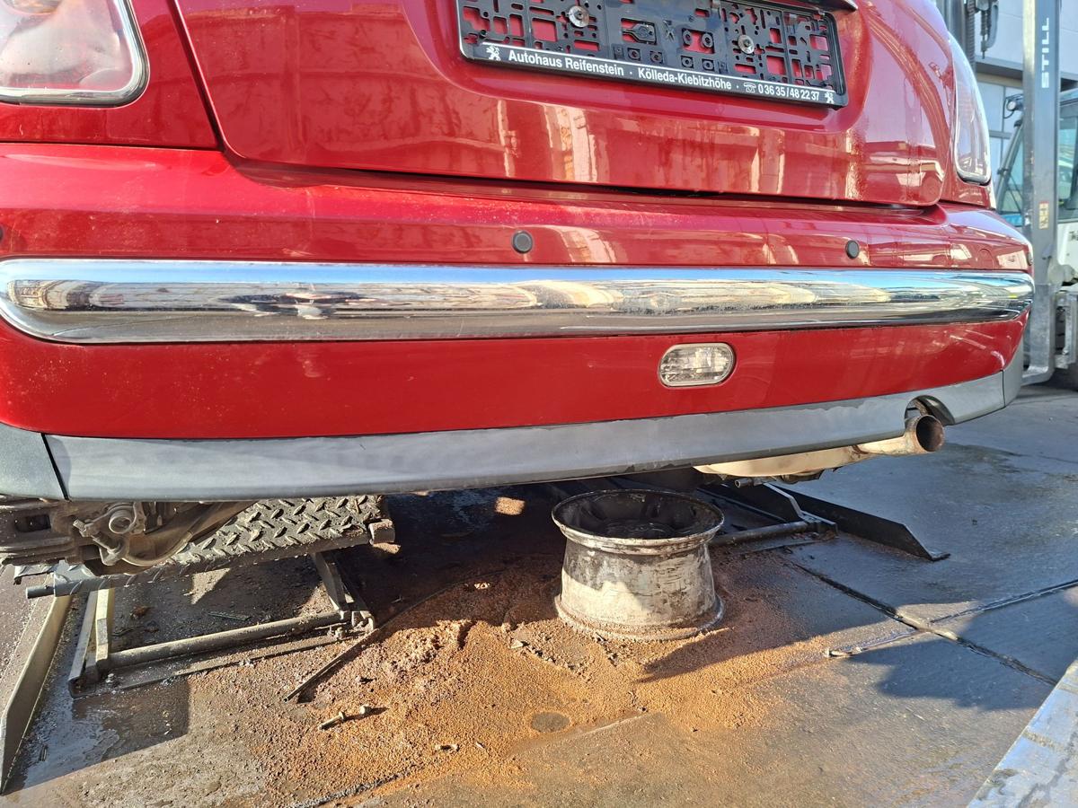 Mini One Stoßfänger Stange hinten 851 Chilli Red Bj 2002 PDC Sensoren nicht OE