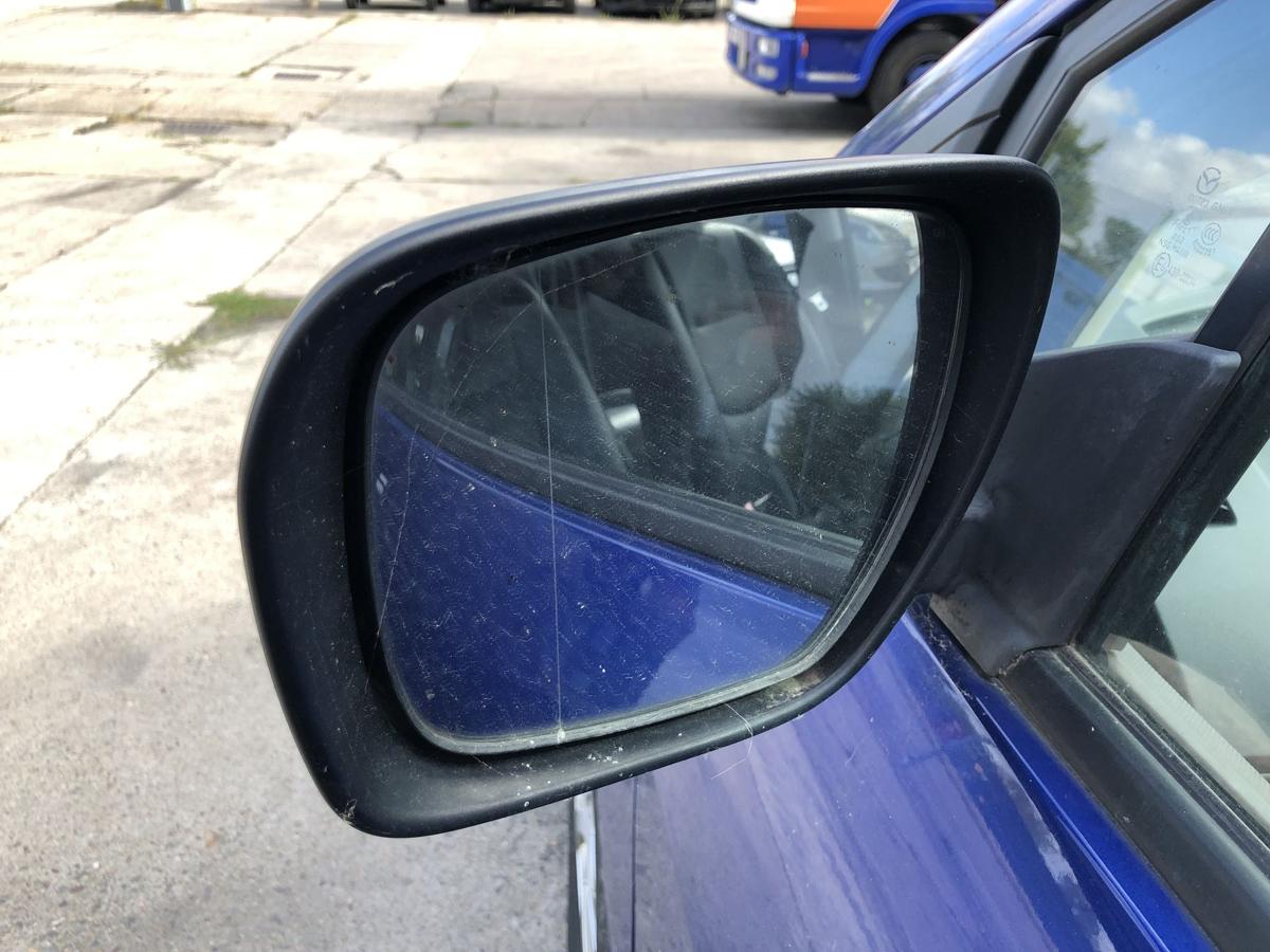 Mazda 5 CR ab 2008 Au&szlig;enspiegel links Seitenspiegel elektrisch 34J Aurora Blue