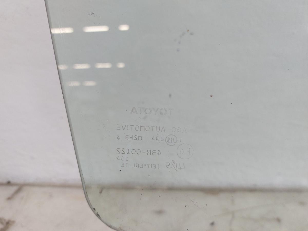 Toyota IQ Typ AJ T&uuml;rscheibe vorn rechts Beifahrer Seitenscheibe Colorglas