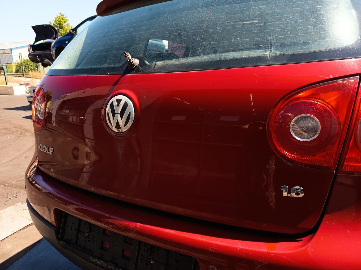 VW Golf V 5 Limo orig Heckklappe mit Scheibe Kofferraum LA3W Red Bj 2004