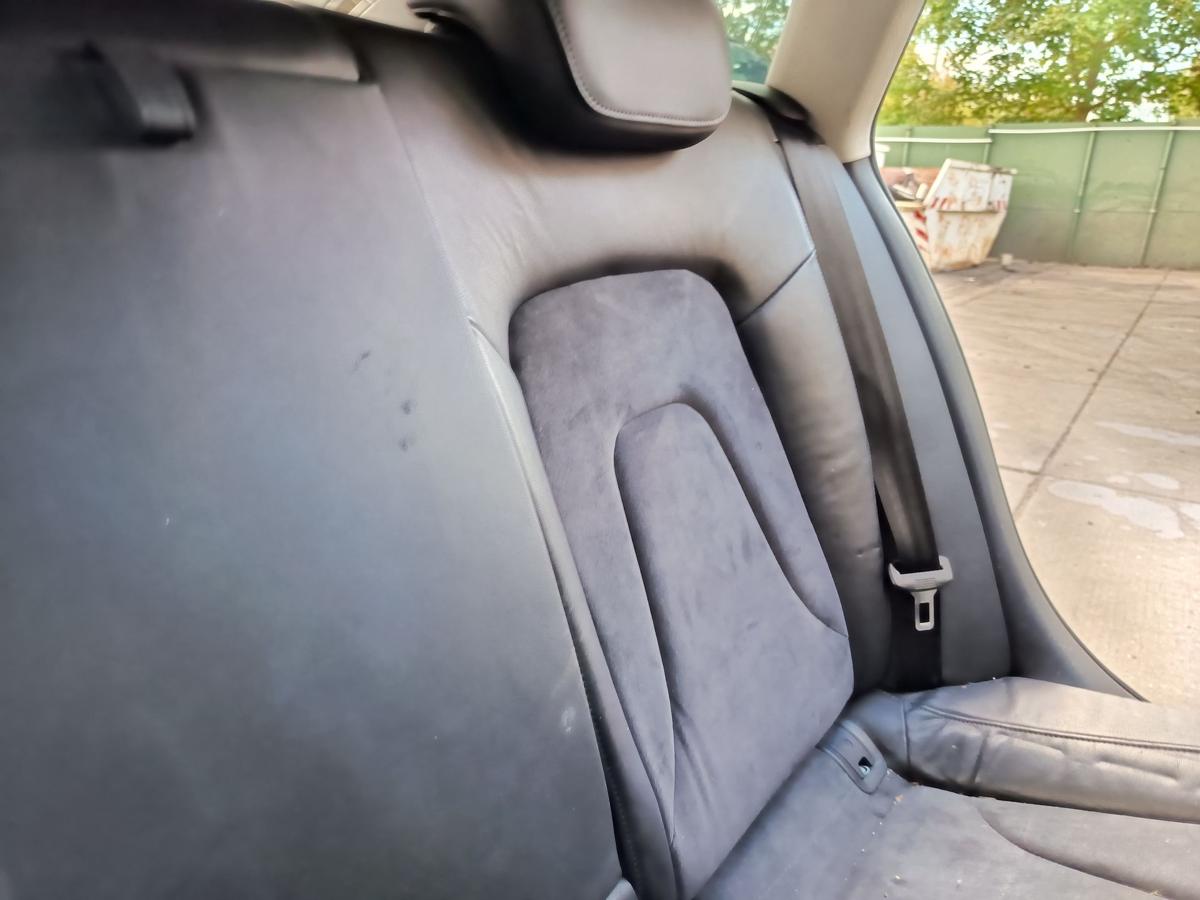 Audi A4 B8 8K original R&uuml;cksitzbank geteilt Alcantara/Leder soulschwarz Bj2009