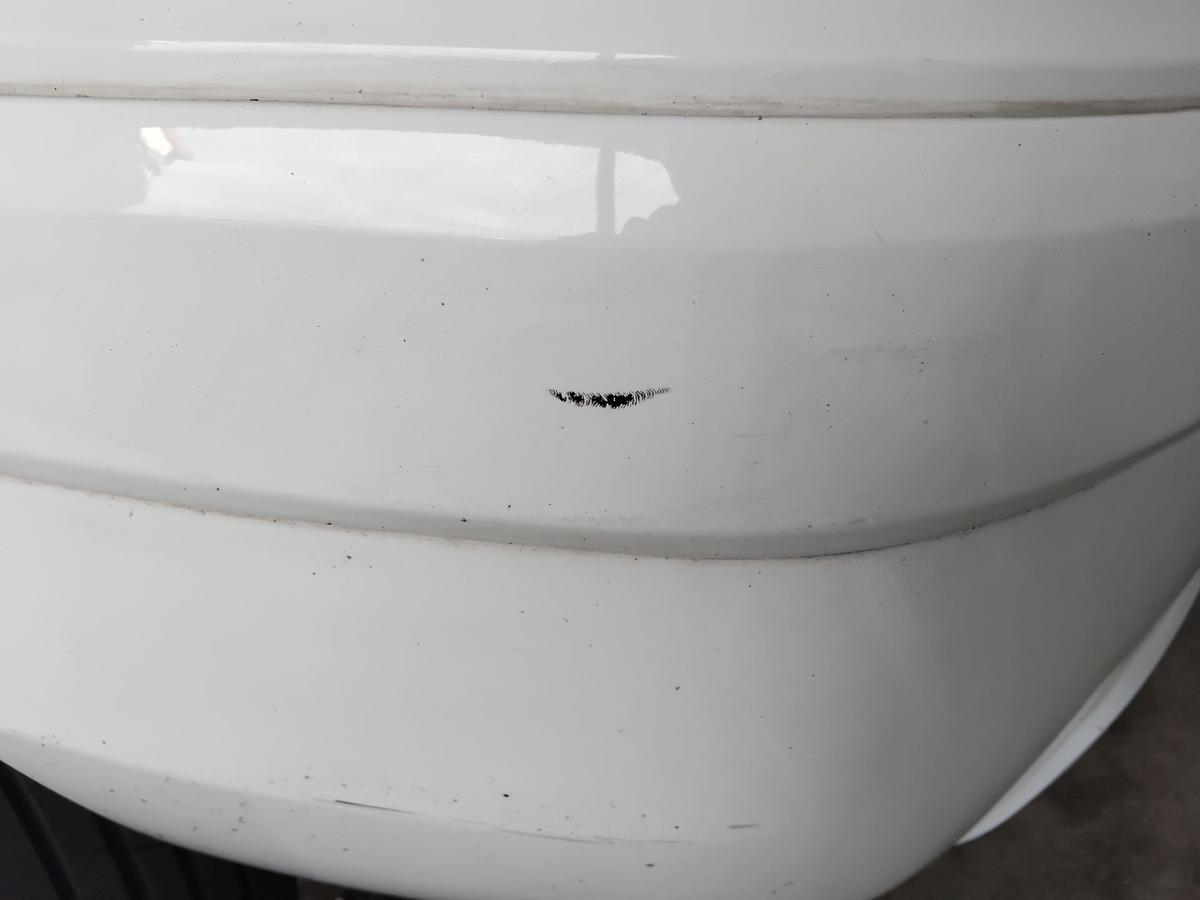 Ford Fusion JU2 original Stoßfänger Stoßstange hinten frostweiß Facelift BJ2011