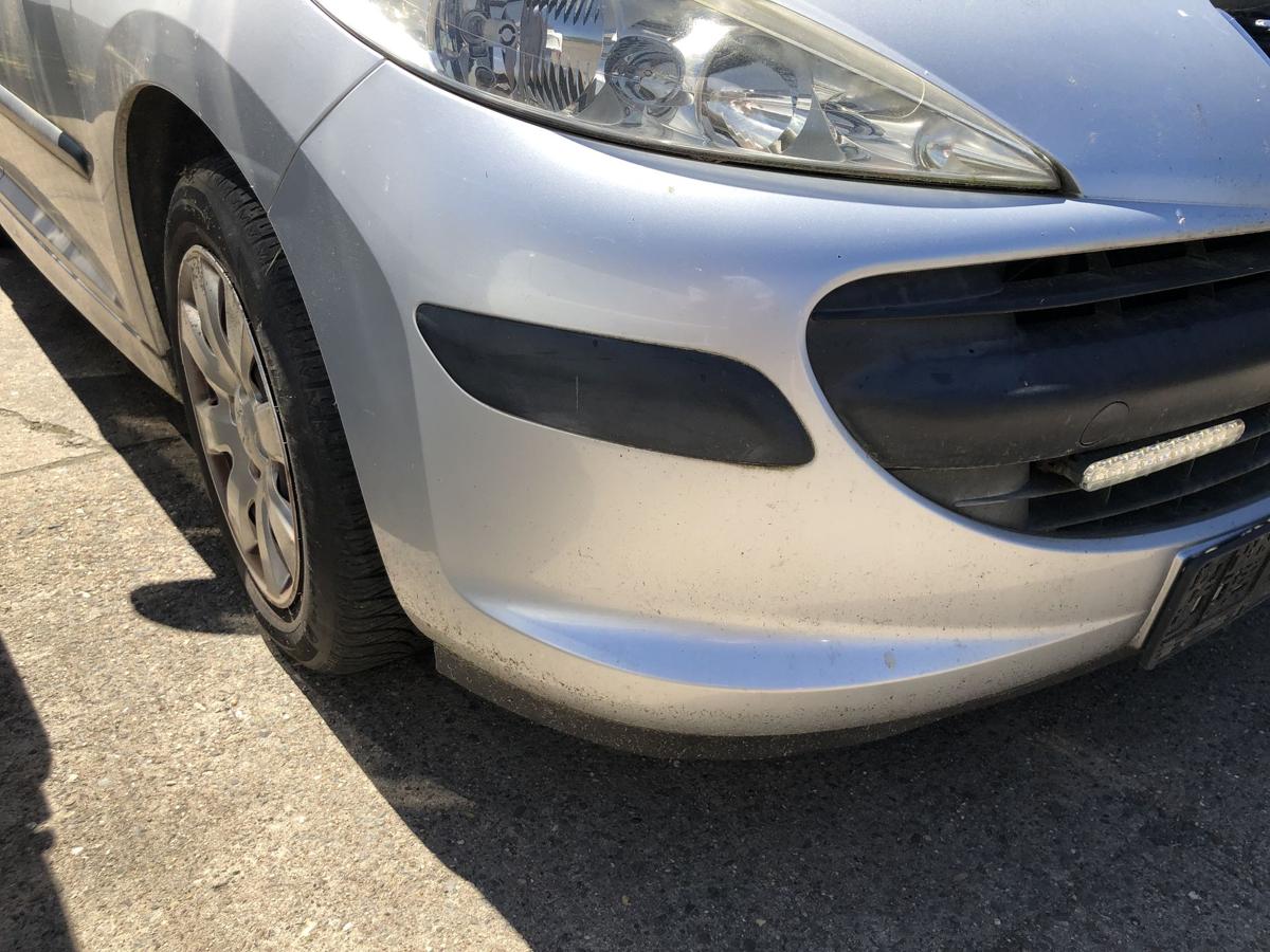 Peugeot 207 WA WC Sto&szlig;f&auml;nger vorn Frontsch&uuml;rze bis 2009 EZR Aluminiumgrau
