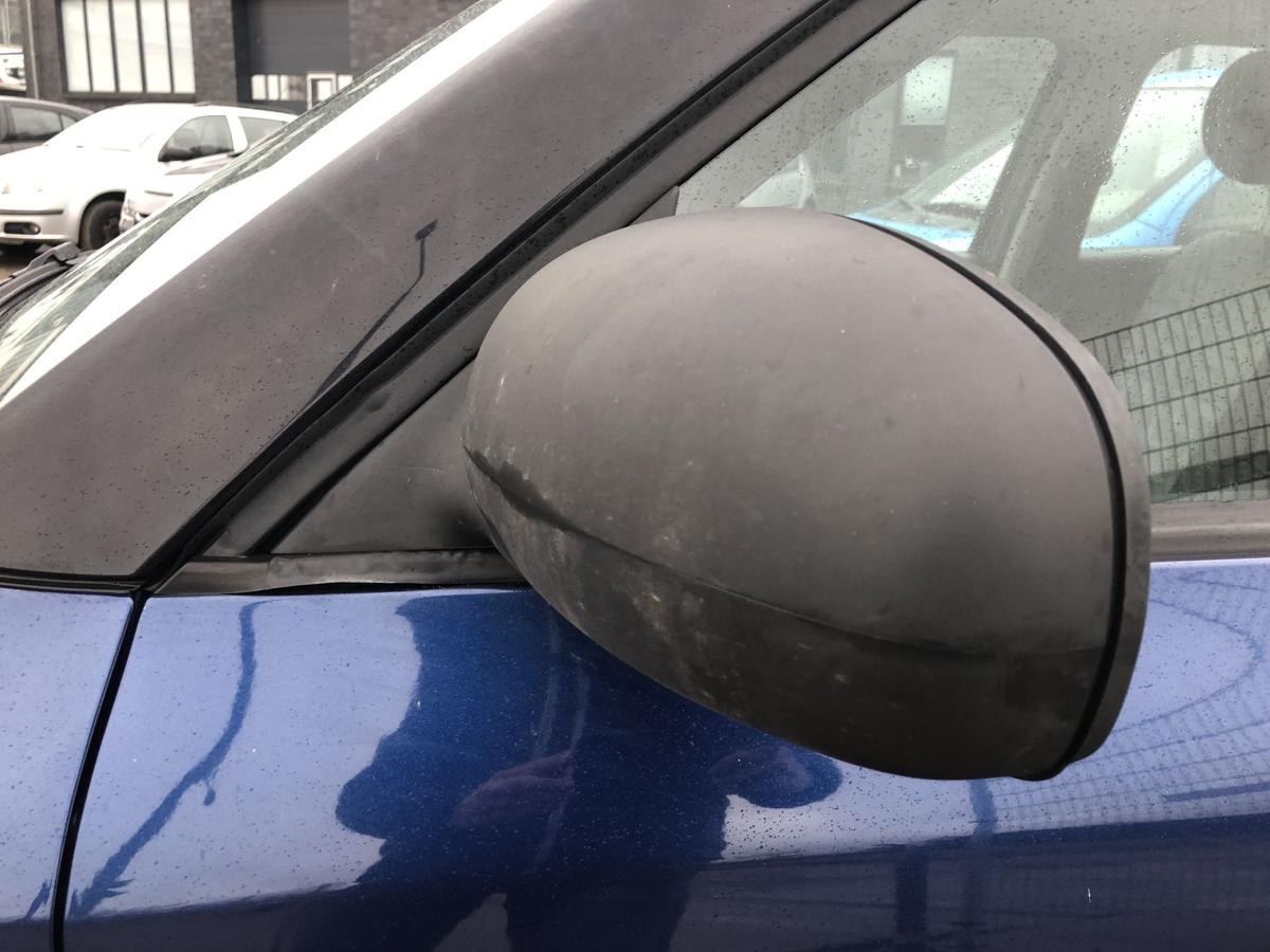 Skoda Fabia 2 Typ 5J Aussenspiegel links R&uuml;ckspiegel unlack manuell