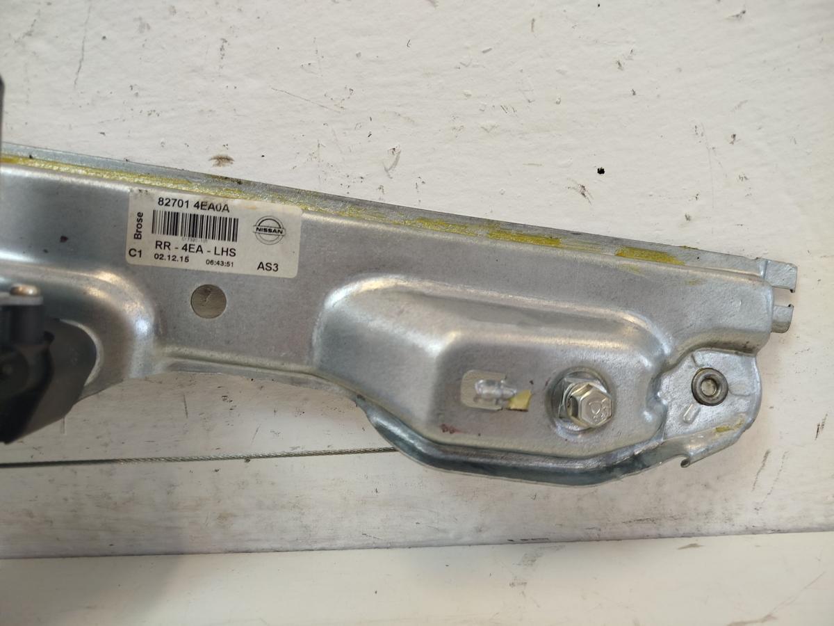 Nissan Qashqai J11 Fensterheber hinten links elektrisch Motor und Mechanik