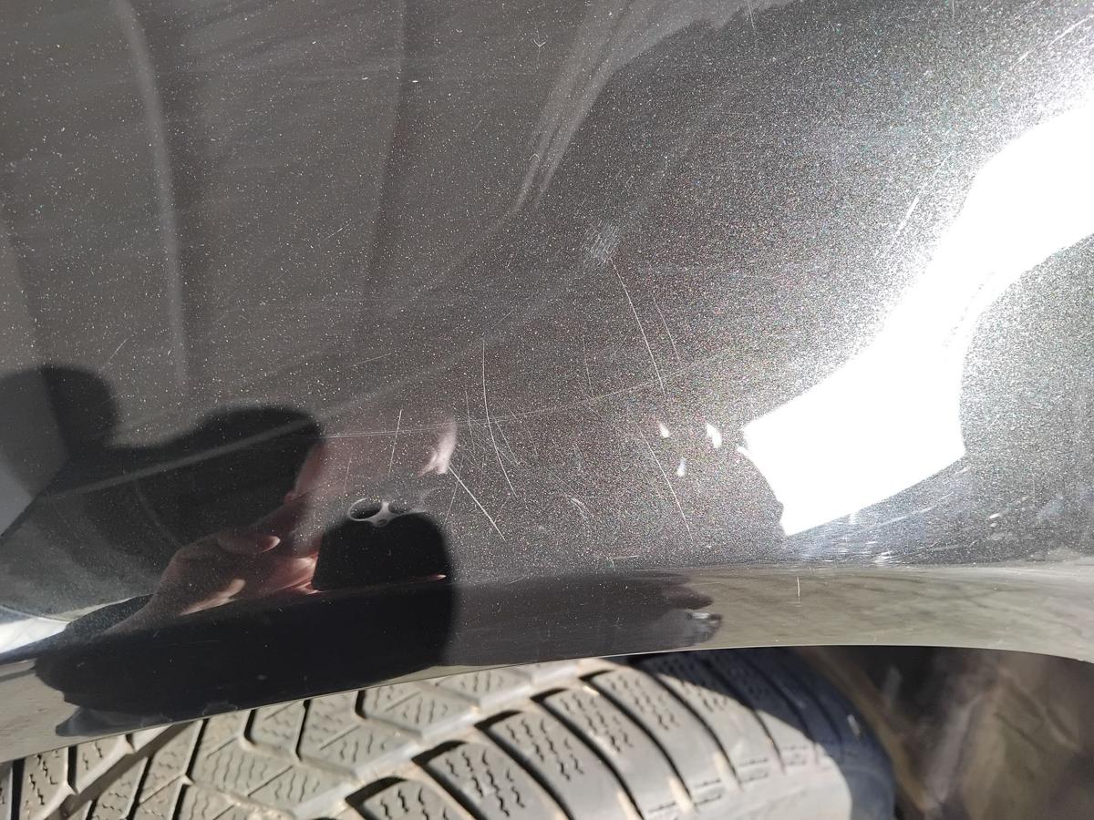 VW Phaeton GP1 und GP2 original Plastik-Kotfl&uuml;gel vorn links BJ2007 LR9V tarantellaschwarz