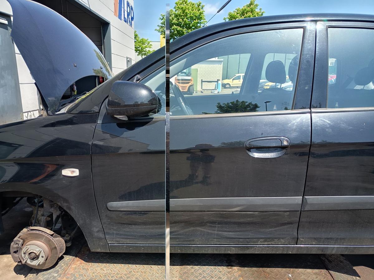 Kia Picanto BA original T&uuml;r vorne links Galaxy Black Baujahr 2009