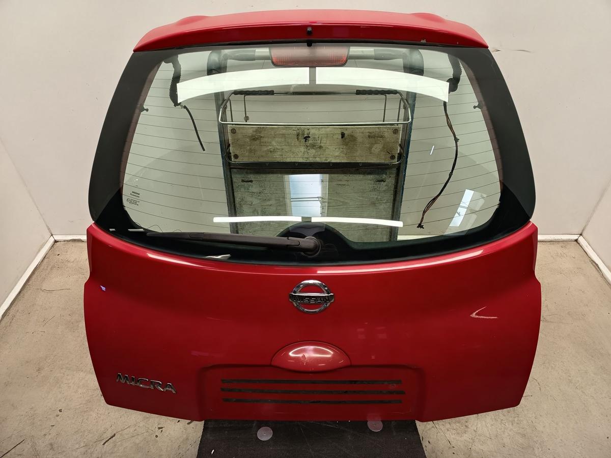 Nissan Micra K12 original Heckklappe mit Scheibe Z10G Solid Red Baujahr 2004