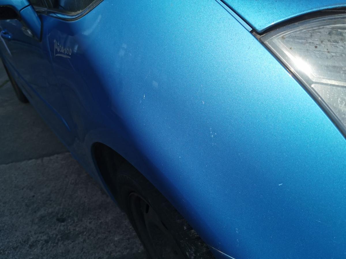 Citroen C4 Picasso U Kotflügel Fender Seitenwand vorn rechts KNY Blau Tivoli